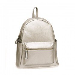 Anna Grace Silver/Ασημί Backpack/Tσάντα Πλάτης (AG00186C)