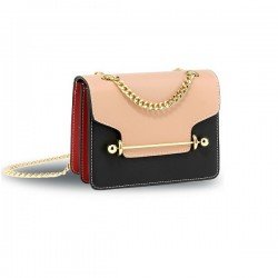 Anna Grace Nude / Black / Red Τσάντα Χιαστί AG00720