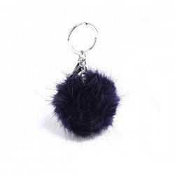 LS Bags Navy Fluffy POM POM AGC1013