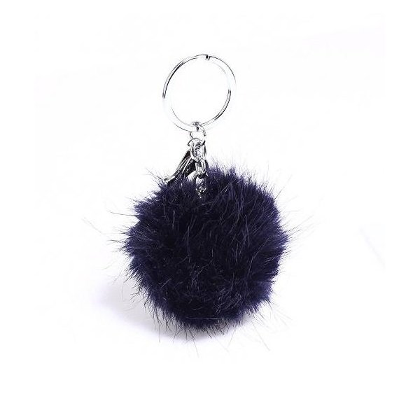 LS Bags Navy Fluffy POM POM AGC1013