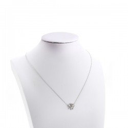 Silver Necklace/Κολιέ Crystal Tree