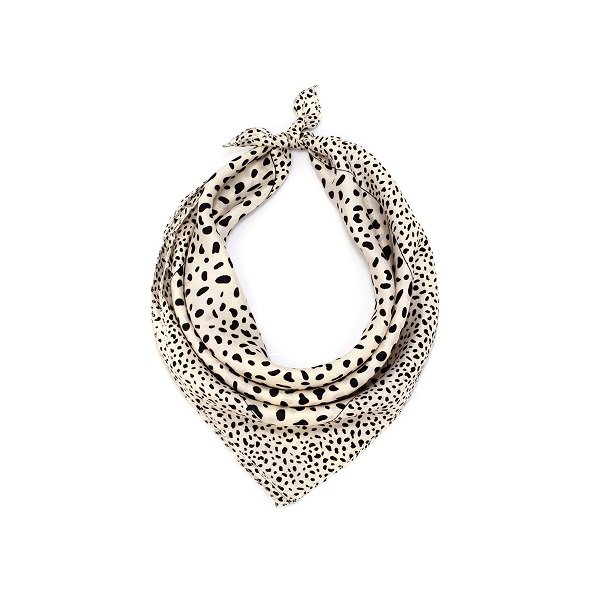 LS Beige Animal Print Φουλάρι LSSC002