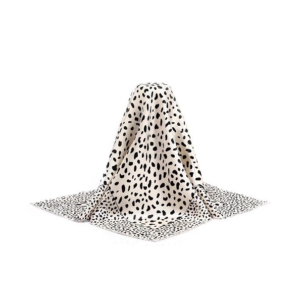 LS Beige Animal Print Φουλάρι LSSC002