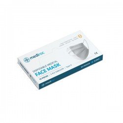 Mediroc 3PLY Kids χειρουργική Μάσκα Προσώπου 50 τμχ. (πιστοποιημένο προϊόν) Κουτιά των 10 τμχ. TYPE II - EN14863