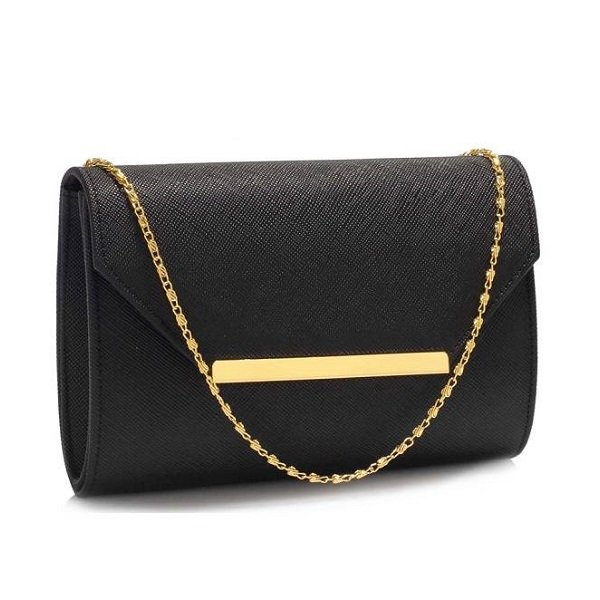 LS Bags Black Clutch/Φάκελος (LSE00293)
