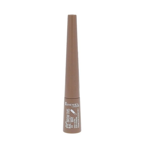 Rimmel London Brow 3in1 Ultra Soft Powder Light Brown 001